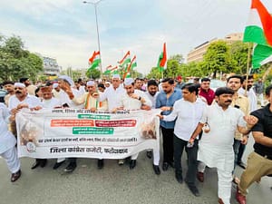 छात्रों के समर्थन में कांग्रेस का सत्याग्रह व विजय मार्च, शिक्षा व्यवस्था में पारदर्शिता की उठाई मांग