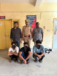 फोन हैक कर 1,01000 रुपये की साइबर ठगी‌, खाता उपलब्ध कराने वाले 2 गिरफ्तार