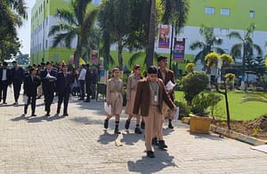 विद्यासागर इंटरनेशनल स्कूल बोर्ड परीक्षा केंद्र बना, गणित पेपर के बाद छात्रों में खुशी