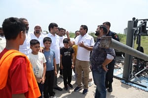 देवा बॉक्सिंग अकादमी पहुंचकर खेल राज्य मंत्री गौरव गौतम ने लिया नुकसान का जायजा